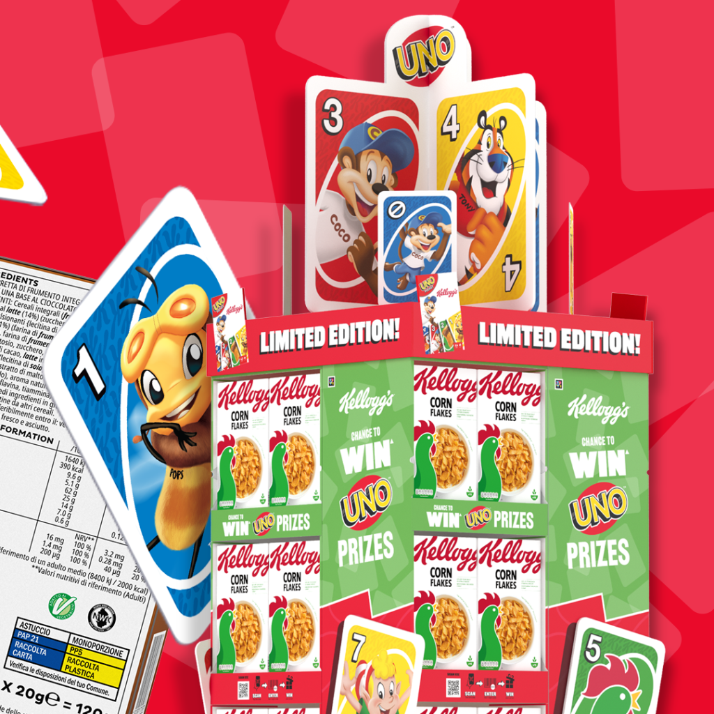 Concorso Kellogg’s Uno 2024: vinci le carte in edizione limitata
